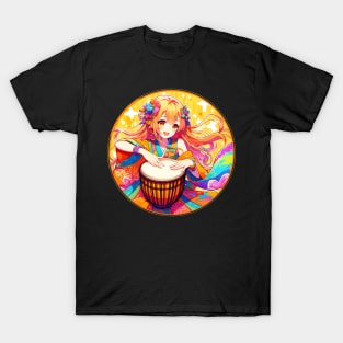 Djembe Anime girl T-Shirt